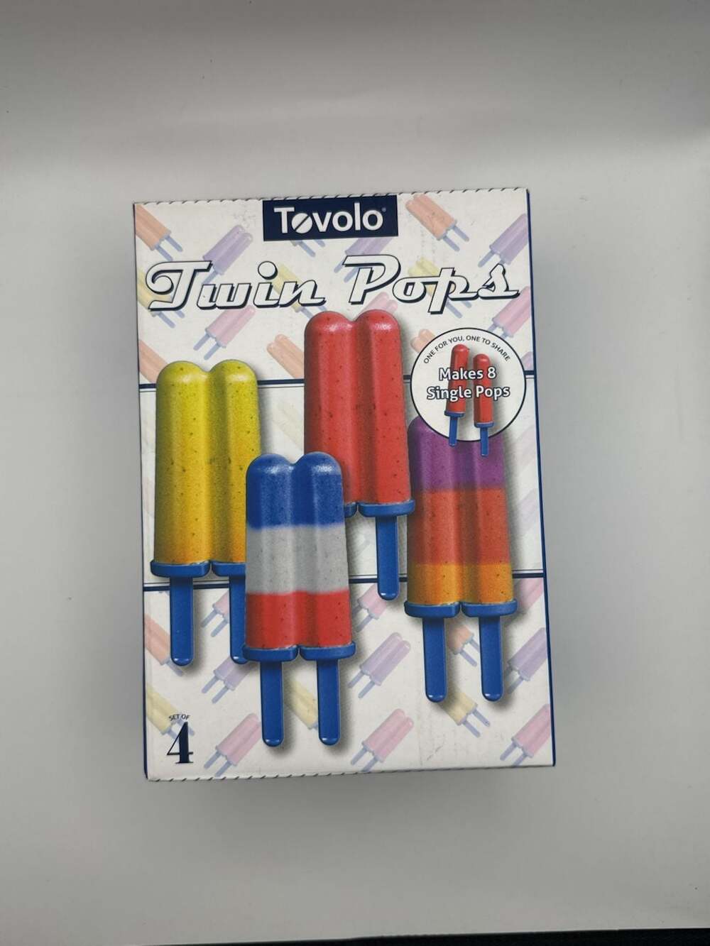 Tovolo Twin Pops Popsicle Mold Set